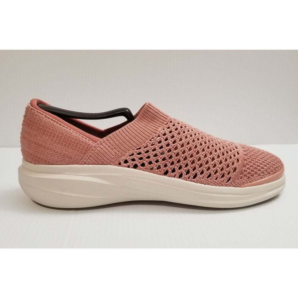 Bzees Women's Pink Charlie Wedge Slip On Comfort Sneaker Shoes Size 7 M EUC